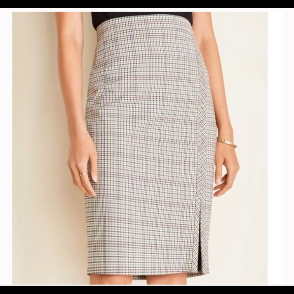 Ann Taylor Pencil Skirt with Side Slit Size 0